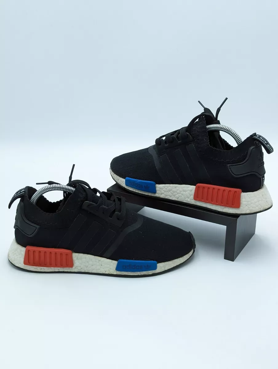 Adidas nmd r1 clearance mens black red blue