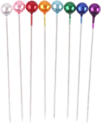 CCINEE 1000PCS Multicolor Straight Pins Quilting Pearl Sewing 1000 Pcs - Picture 3 of 6