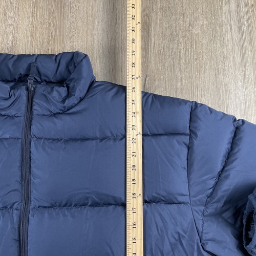 Cabelas Premier Northern Goose Down Puffer Jacket Men's 2XL Navy Blue 650 Y2k - Picture 15 of 21