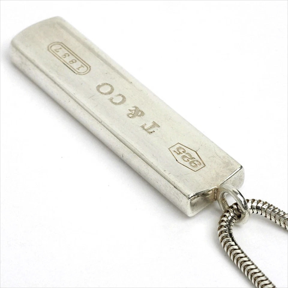 Collar Colgante Tiffany&Co. 1837 De Plata Esterlina 925 De Japón Usado - Imagen 4 de 4