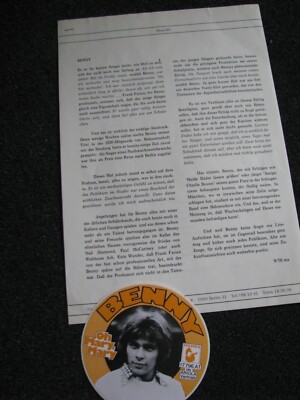 Benny-Press Kit-Presskit-Germany