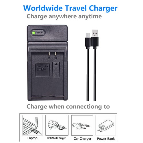 LP-E10 Battery or charger For Canon EOS Rebel T3 T5 T6 Kiss X50 EOS 1100D 1200D - Picture 30 of 50