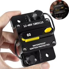 MKR-27 60AMP Circuit Breaker 1865115 For Minn Kota 12/24/36/48V Electric Motors