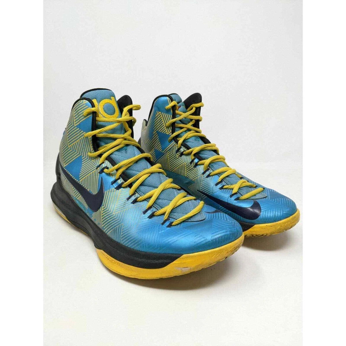 Kd shoes blue and clearance yellow