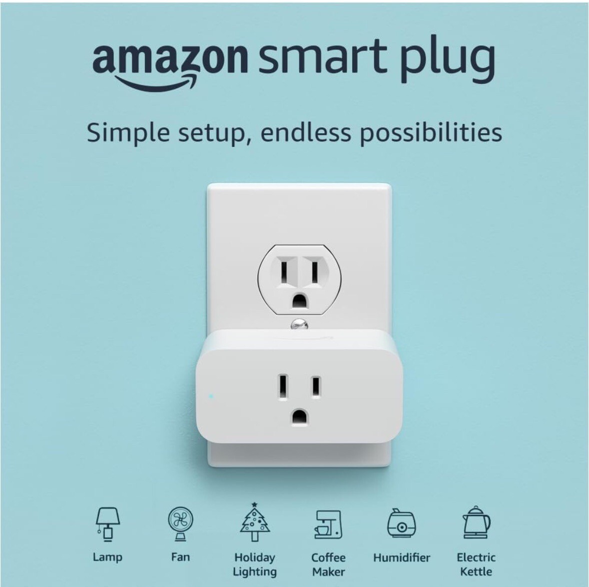 Smart Plug | Works with Alexa | Control Lights with Voice | Easy to Set up and U-image