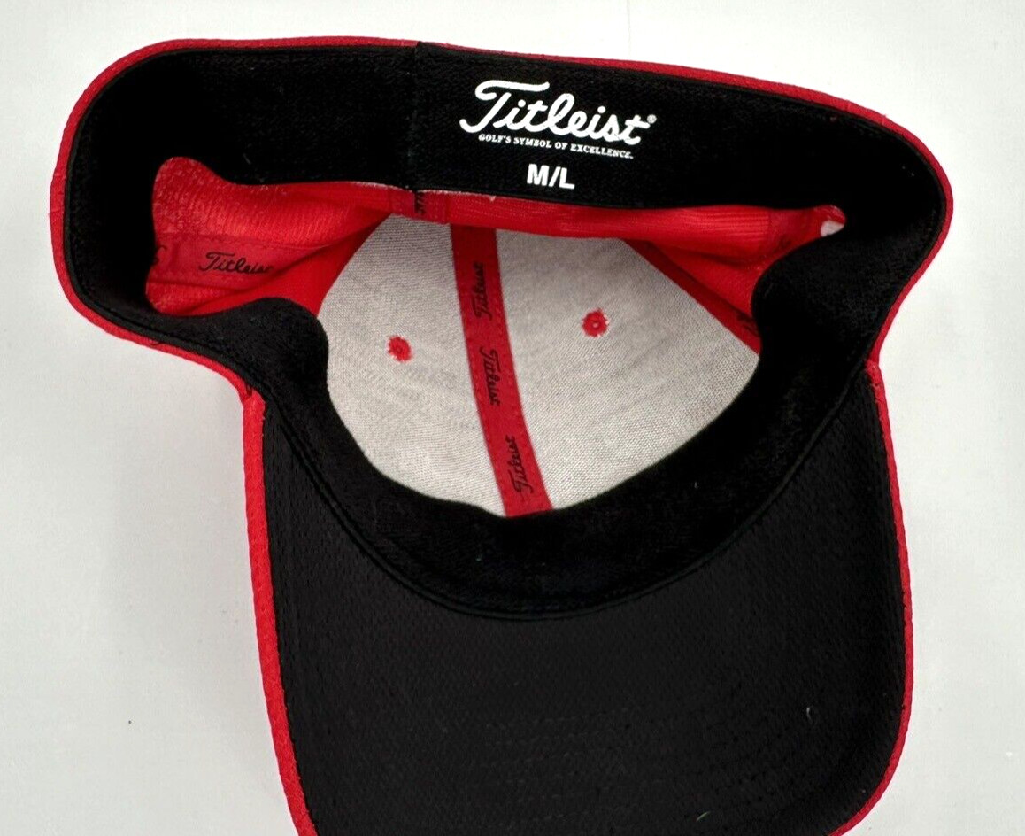 FOOTJOY TITLEST PRO VI FLEXFIT GOLF HAT Men's Size M / L RED