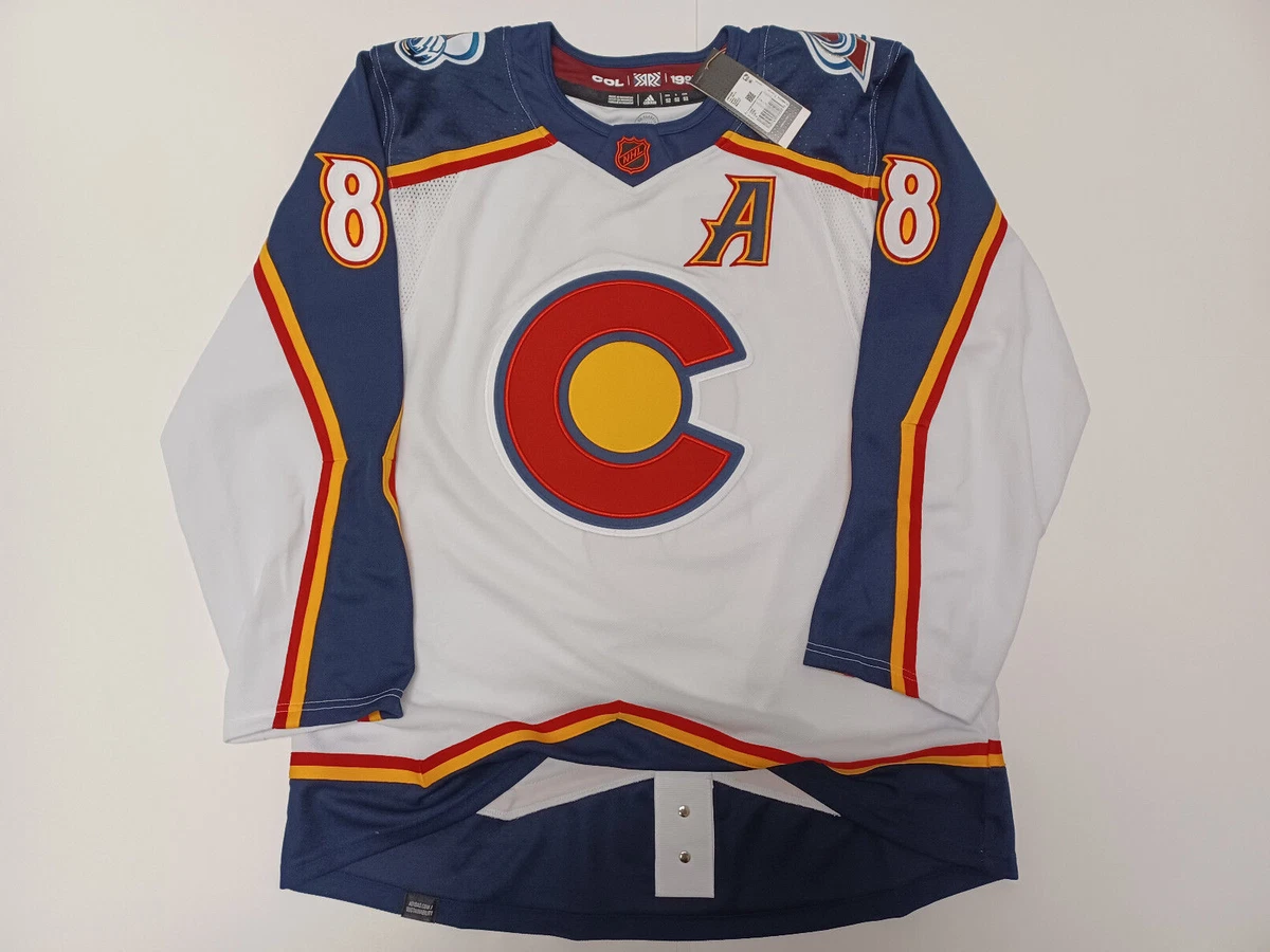 Colorado Avalanche adidas Reverse Retro 2.0 Authentic Blank Jersey - White