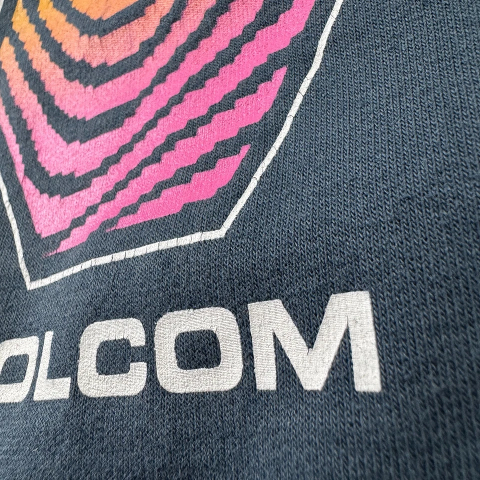 Volcom Hoodie Youth Boys Size Small Pullover Gray Graphic Logo Casual Sweatshirt - Image 3 of 4