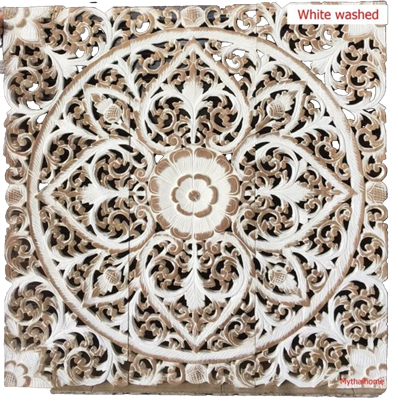 Wooden Floral Art Sculptures