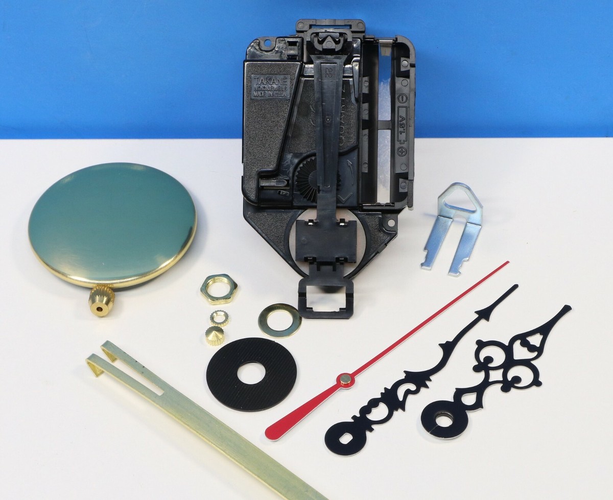 TAKANE Mini Quartz Battery Clock Movement Pendulum Short Shaft