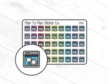 2202~~Dishwasher Planner Stickers.