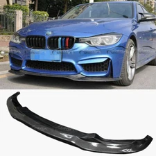Carbon Fiber For BMW F30 M3 2015-2017 PSM Style Front Bumper Lip Chin Spoiler