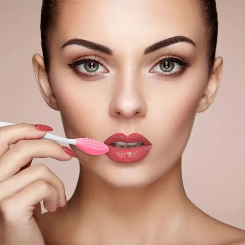 3x Lippen Pinsel Bürste Reinigung Peeling Cleaning Mitesser Beauty Kosmetik Set - Bild 8 von 9