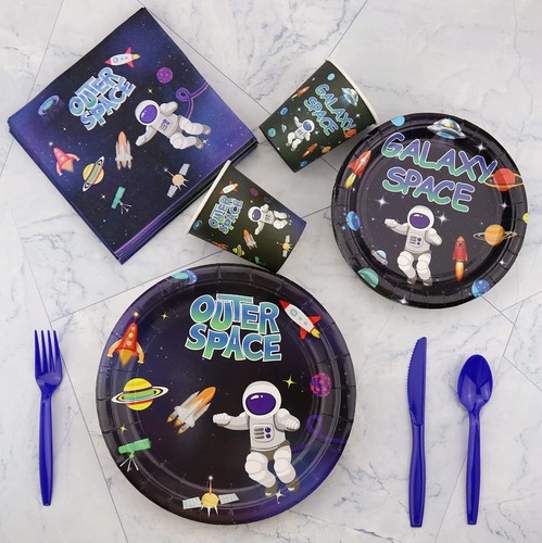 220 PCS Outer Space Party Supplies - Solar System Party Supplies Balloon Astr... - Picture 8 of 8