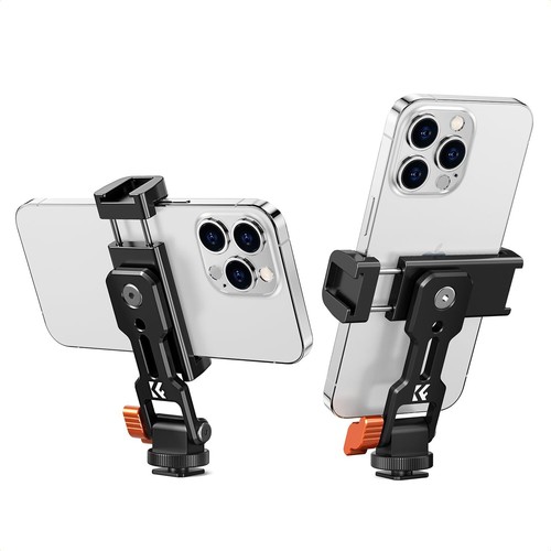 K&F Concept Phone/Tablet Tripod Mount Universal Holder for Tripod w/ 1/4" Thread - Photo 22 sur 28