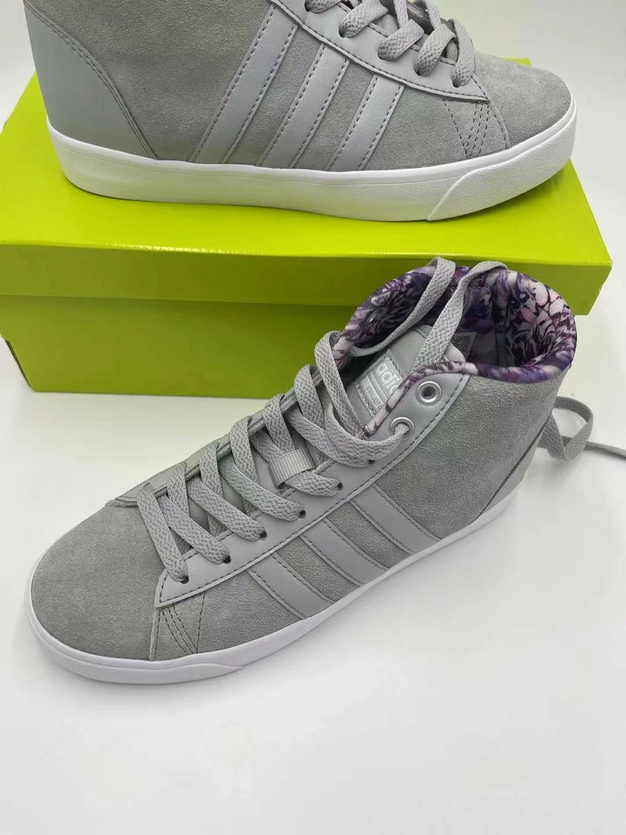 Pobreza extrema esfera paralelo Adidas Neo Women Cloudfoam Daily QT High Top Sneaker AW4211 NEW US 5 EU 36  | eBay