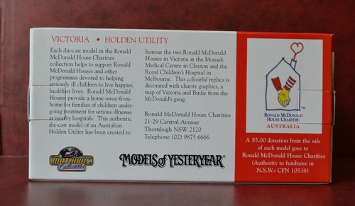 Matchbox Models of Yesteryear - 1951 Holden 50/2106 Utility - McDonalds Victoria - Picture 9 of 11