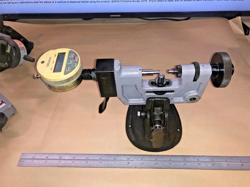 STANDARD SNAP INDICATING GAGE 0-1" WITH MITUTOYO DIGITAL INDICATOR & STAND