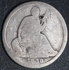 1838-O SEATED LIBERTY HALF DIME *KEY DATE*