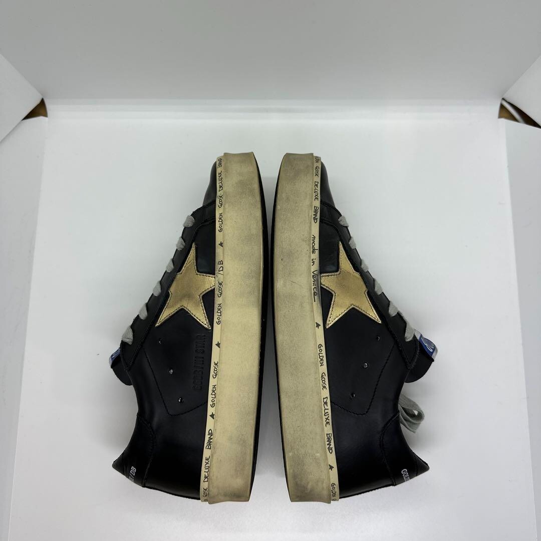 Golden Goose DB Hi Star Black Leather Gray Sneakers GGDB Golden Goose DB Hi Star Black Leather Gray Sneakers GGDB