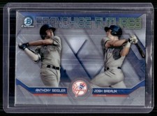 2018 Bowman Chrome Franchise Futures Anthony Seigler/Josh Breaux #FF-NYY New