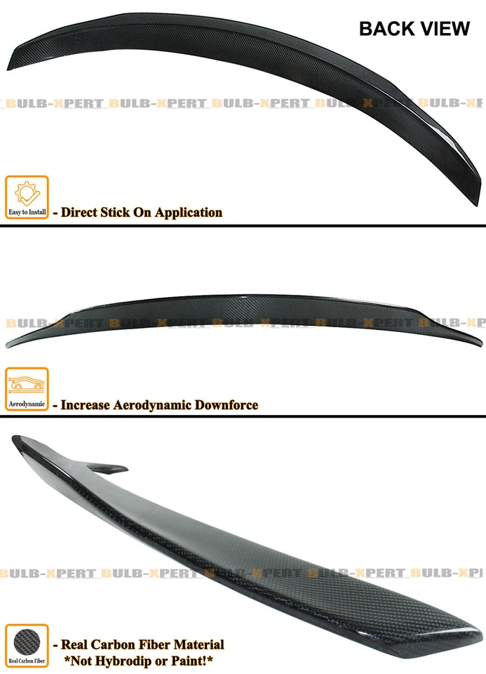 PARA 22-25 MERCEDES BENZ W206 C300 C43 SEDÁN ESTILO PSM ALERÓN MALETERO FIBRA CARBONO Foto 3 de 4