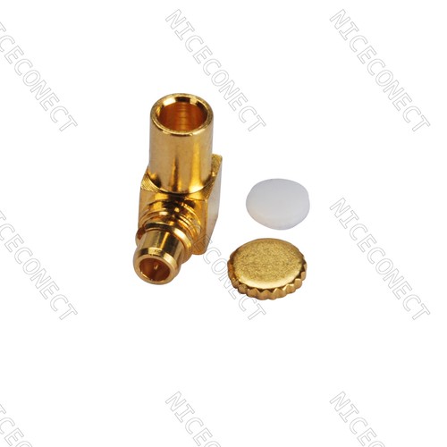 100x MMCX Male right angle Solder connector for Semi Rigid 0.086" Cable RG405 RF - Bild 3 von 3