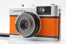 [Exc+5, Ohker] Olympus Trip35 P&S 35mm Film Camera 40mm f2.8 Meter-◎ From JAPAN
