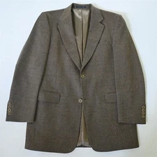 Daniel Cremieux 38R Brown Soft Tweed Wool Mens Blazer Suit Jacket Sport Coat