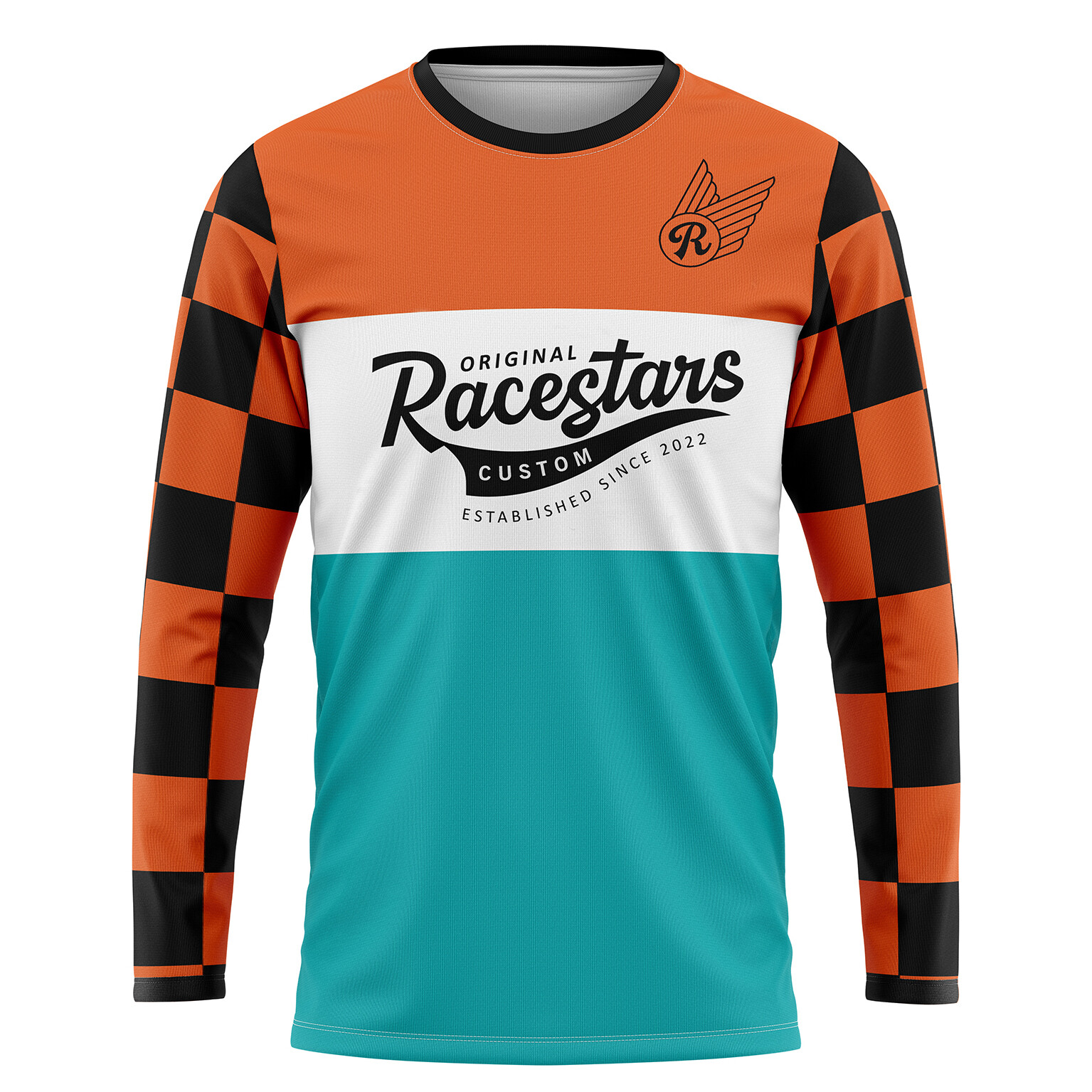 Mtb Long Sleeve Motocross Shirt Men's Cycling Jersey Racing Mx Atv