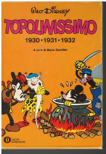 Topolinissimo 1930/1932 - Cofanetto 3 Volumi Oscar Mondadori - 1a Ristampa. 1975 - Foto 1 di 10