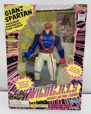 Playmates Vtg Wildcats Giant Spartan 10'' Jim Lee's Collector Edition Figure