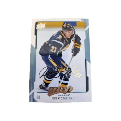 2008 Upper Deck MVP Buffalo Sabres NHL Hockey Card #37 Drew Stafford (E1