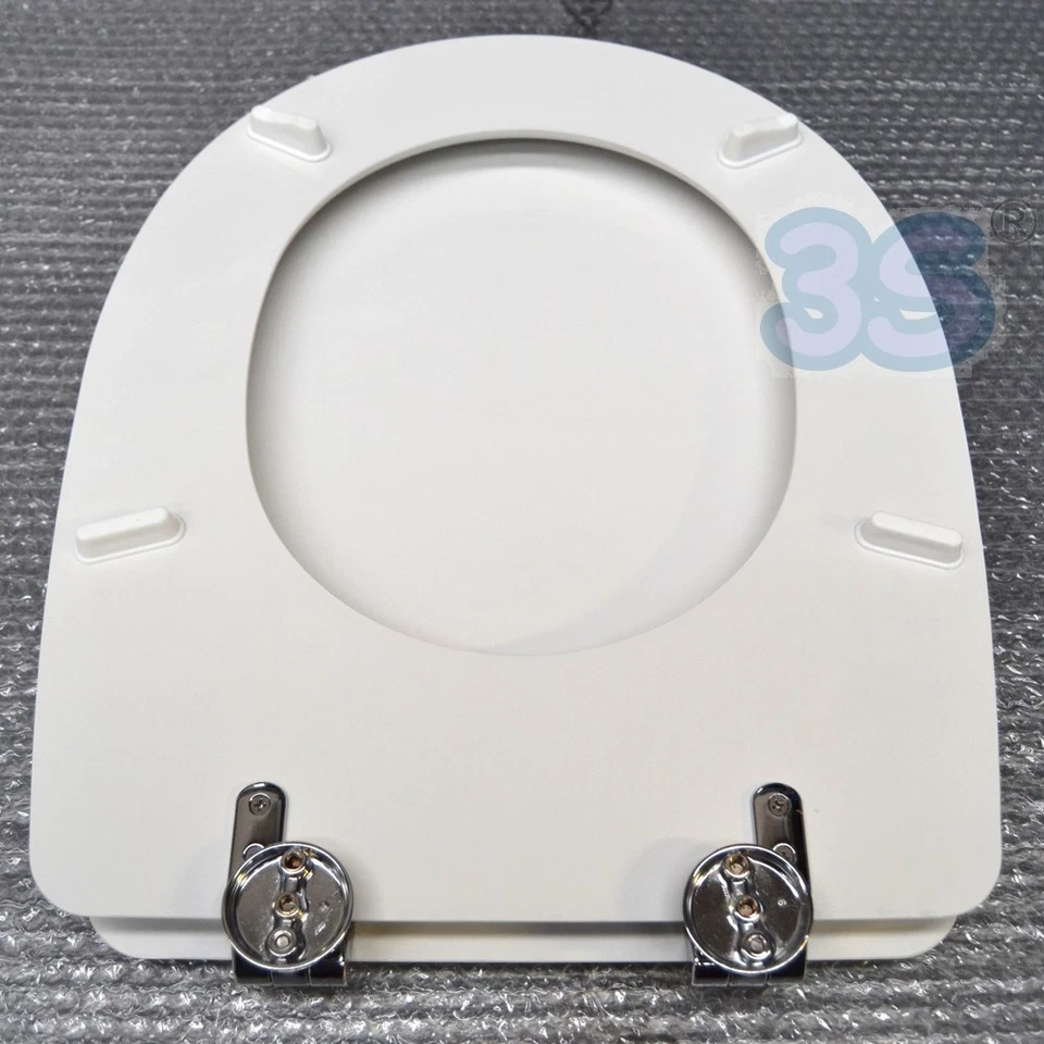 SEDILE COPRIWATER ASSE WC BOWL+ CERAMICA GLOBO ANIMA in LEGNO ACB ERCOS GOLD NEW - Immagine 3 di 4