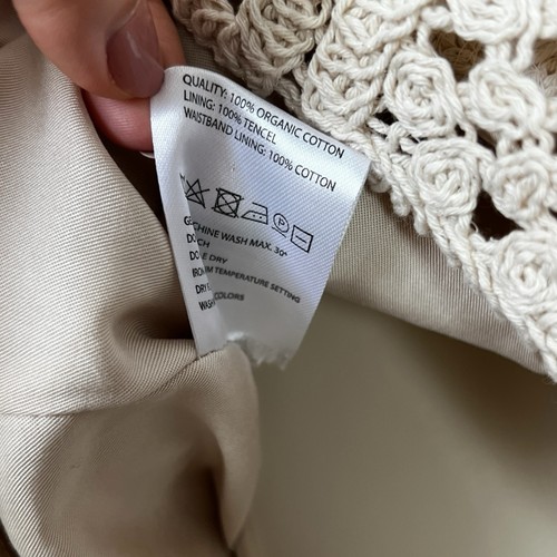 Holzweiler Mini Crochet Prairie Cottage Modern Chic Organic Cotton Skirt S £225 - Picture 20 of 20