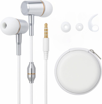 Air Tube Headphones   Anti Radiation EMF Free Headphones with Carry Case Mic...