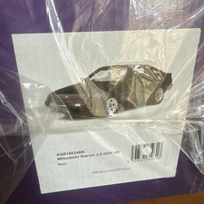 Kyosho Samurai 1/18 Mitsubishi Starion GSR-VR Black Diecast Model Car New