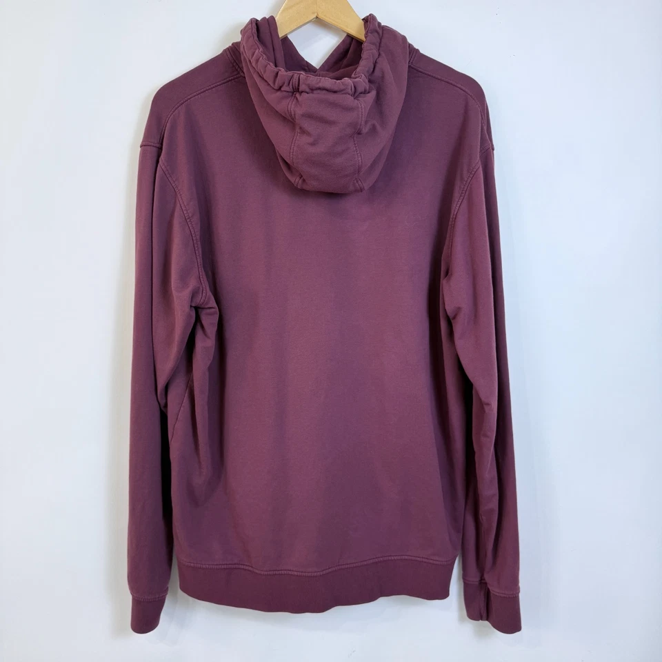 Peter Millar Lava Wash Sudadera Pullover Sudadera Grande Rojo Púrpura Vellón Respaldo Foto 2 de 4