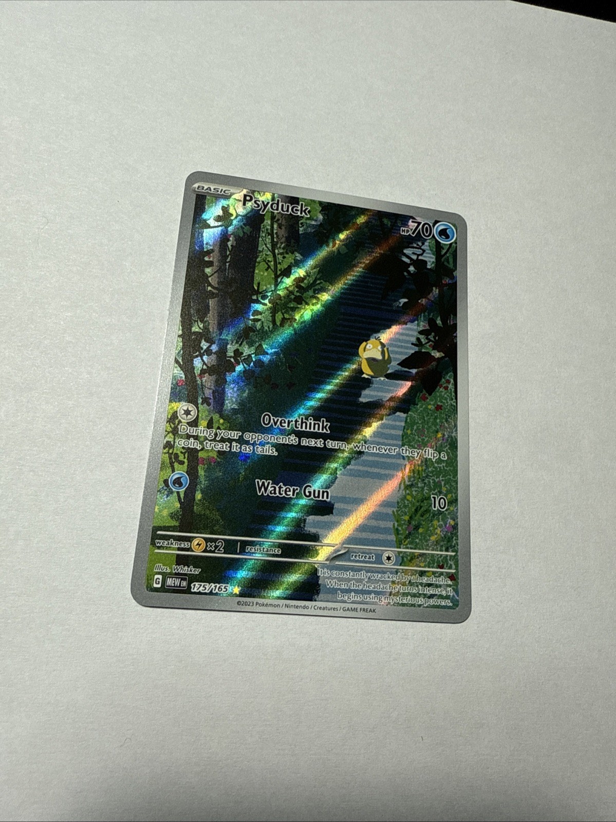 Psyduck 175/165 – Pokémon 151 – Illustration Rare – English Pokémon Card NM