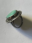 Vintage Navajo Native American Turquoise And Silver Ring — photo 2