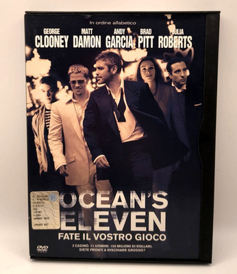OCEAN'S ELEVEN - GEORGE CLOONEY - MATT DAMON - BRAD PITT - DVD