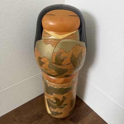 Creative Kokeshi Doll Yunagi Takashi Yoshida H38cm Kimono Women Japanese Toy