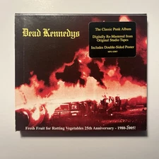 DEAD KENNEDYS - Fresh Fruit for Rotten Vegetables (CD 2005) w/Poster & Slipcover