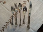 Gorham Sterling Silver Chantilly Flatware Place Setting, 5 Pieces