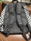 Black/White Checkered Unisex Kids Backpack Zip Outer Pockets Adjustable Strap — photo 2