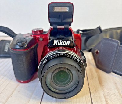 Nikon COOLPIX B500 16.0MP Digital Camera - Red