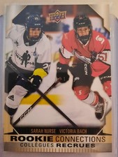 2023-24 Tim Hortons Collectors Series Rookie Connect Sarah Nurse & Victoria Bach