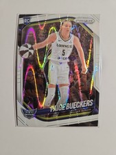 Paige Bueckers 2025 Panini Prizm WNBA White Seismic Prizm RC #5 Dallas Wings
