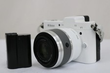 [Good] Nikon 1 V1 White 1 Nikkor 30-110mm F3.8-5.6 VR Mirrorless T122