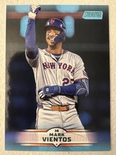 2025 Topps Stadium Club Light Blue Parallel Mark Vientos New York Mets